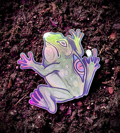 Eye of the frog sticker