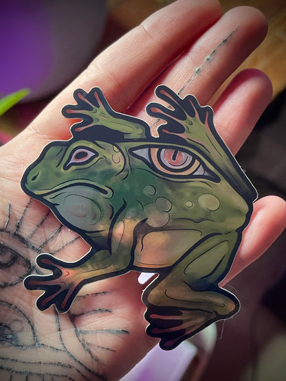 Eye of the frog sticker